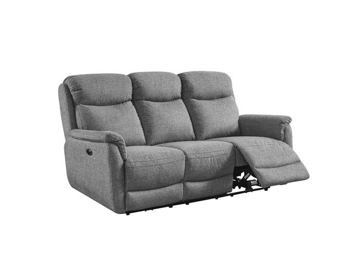 Kent Fabric 3 Seater Electric Recliner